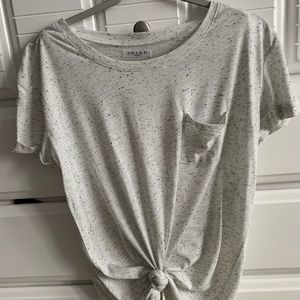 comfy tie front tee!